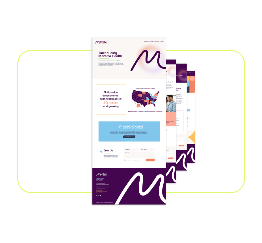 Mentavi Health: Branding, website & everything in between